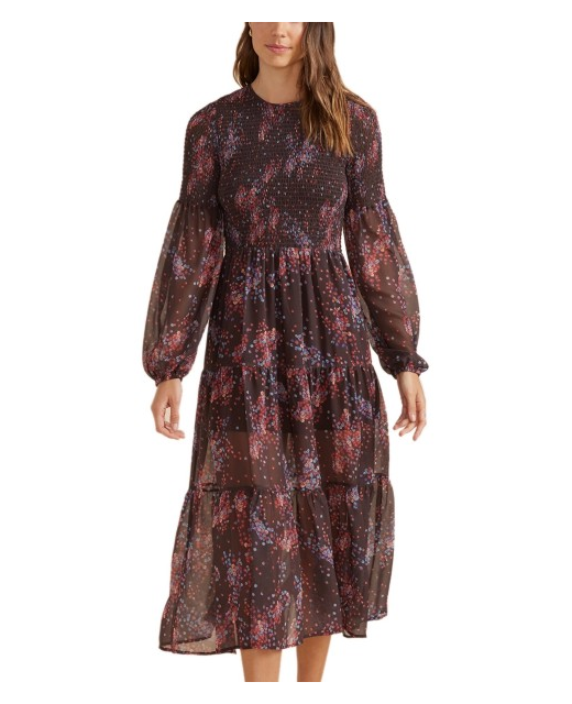 MINKPINK TAHLIA SHIRRED MIDI DRESS CHOCOLATE - Womens-Dresses ...