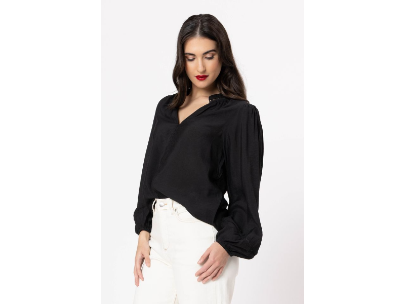 SEEKING LOLA SYLVIE TOP BLACK - Image 3