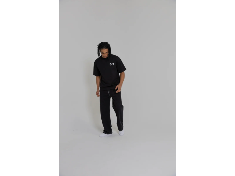 CRATE BARRY BAGGY BLACK DENIM - Image 2