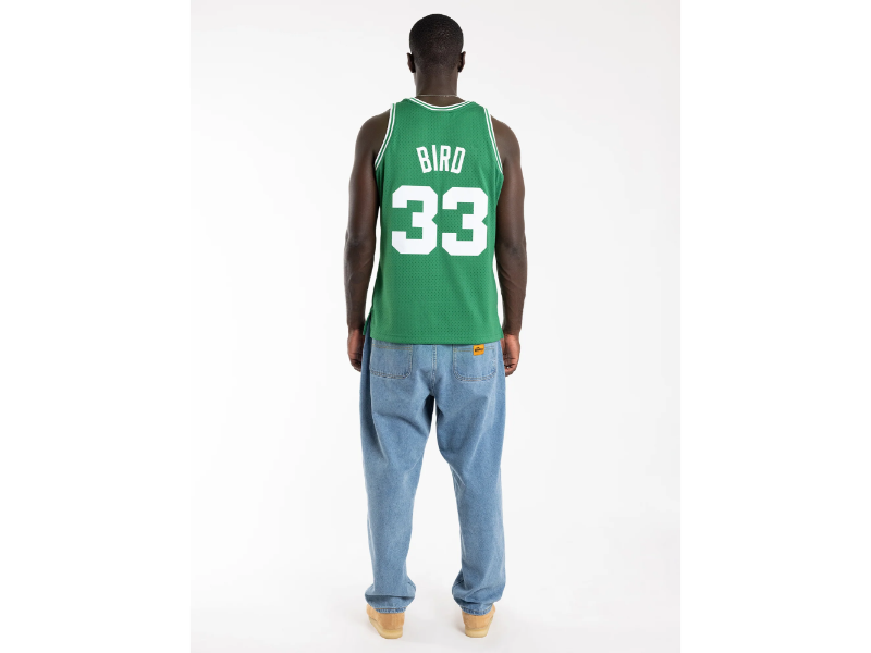 MITCHELL & NESS SWINGMAN BIRD CELTICS "85" JERSEY GREEN - Image 2