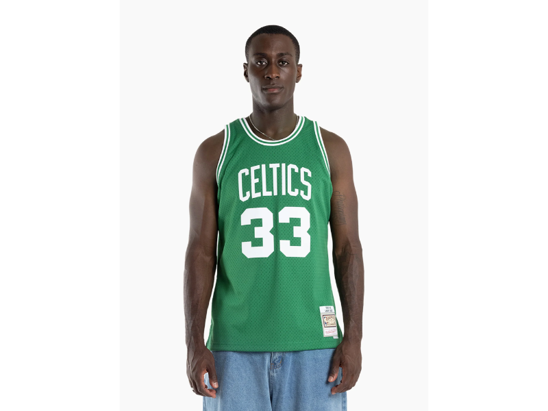 MITCHELL & NESS SWINGMAN BIRD CELTICS "85" JERSEY GREEN