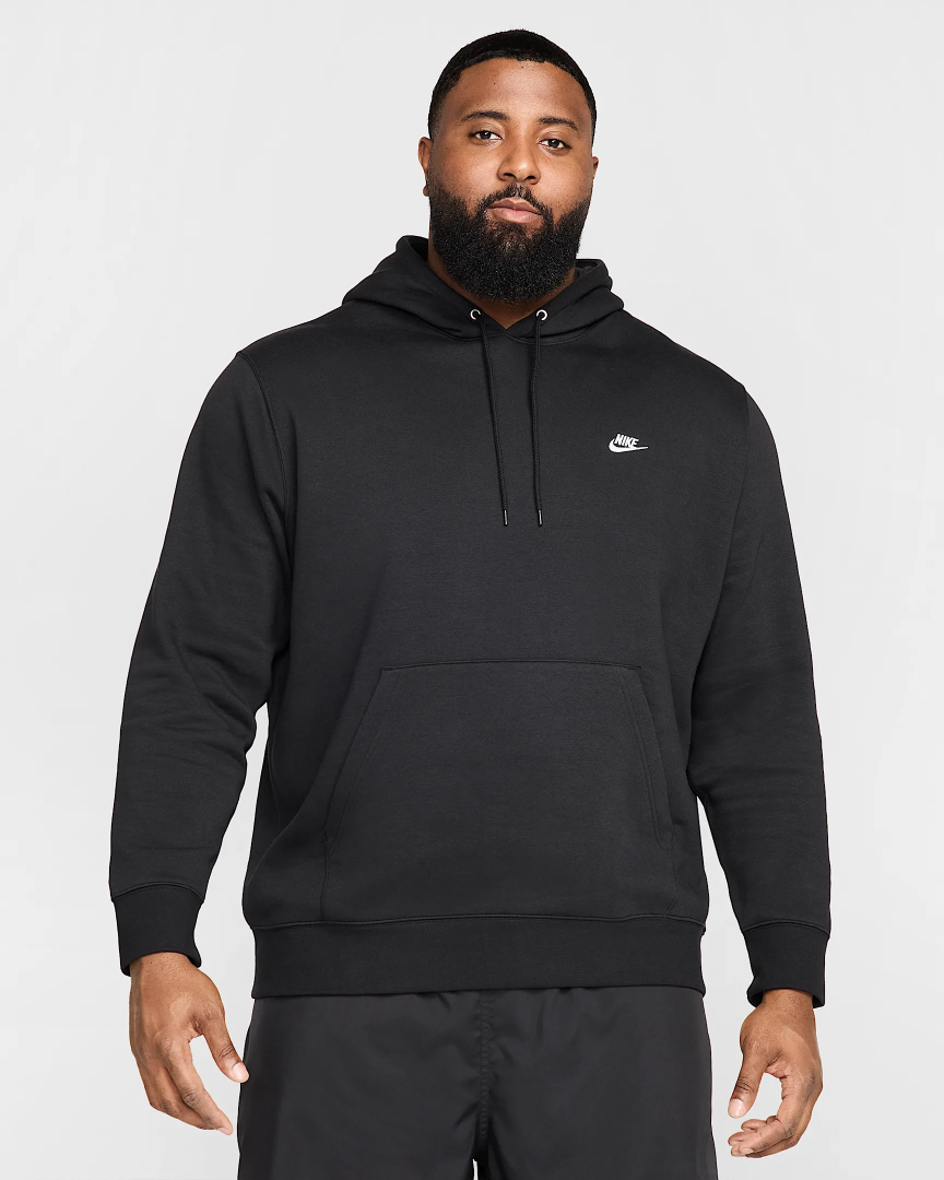 NIKE CLUB BB HOODIE BLACK