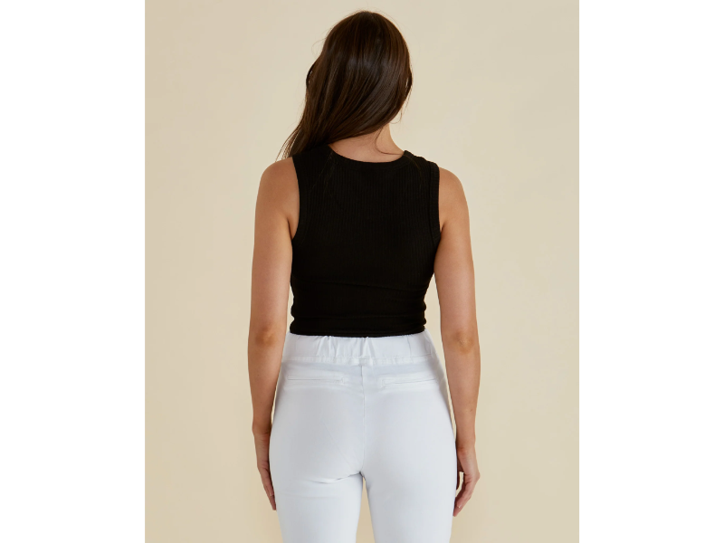 BETTY BASICS FRANCIS TANK BLACK - Image 4