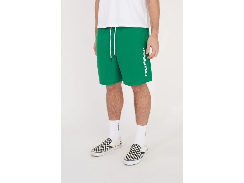 HUFFER STAPLE TRUNK CARVED GREEN