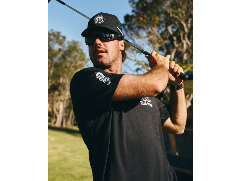 MAD HUEYS HITTIN FK ALL GOLF POLO - Image 3