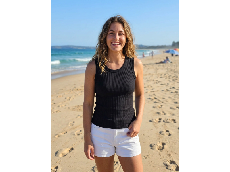 BETTY BASICS FRANCIS TANK BLACK