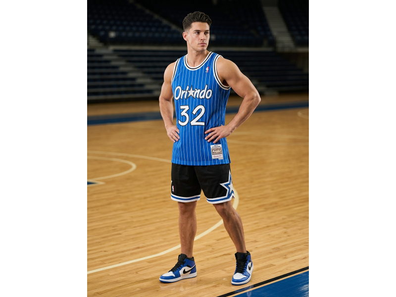 MITCHELL & NESS ORLANDO MAGIC AIRBRUSH SWINGMAN MARZANE BLUE