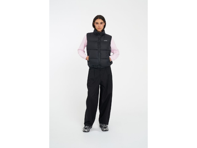 HUFFER LADIES RIDER PUFFER VEST BLACK - Image 4