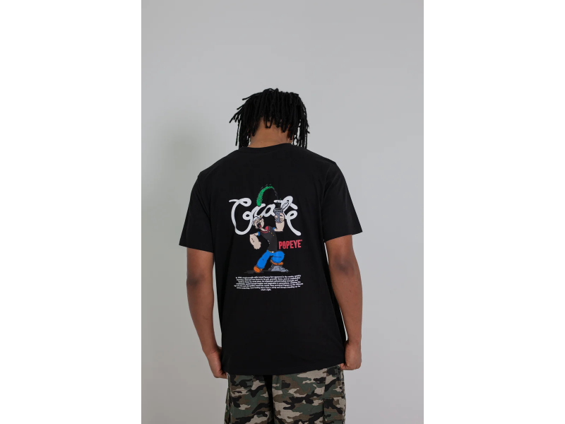 CRATE X POPEYE SPINACH TEE BLACK