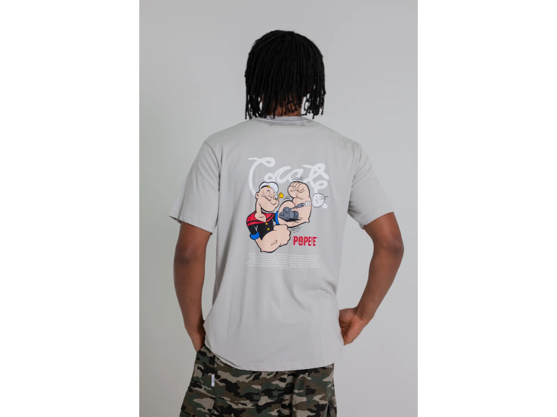 CRATE X POPEYE TANK TEE LIGHT GREY