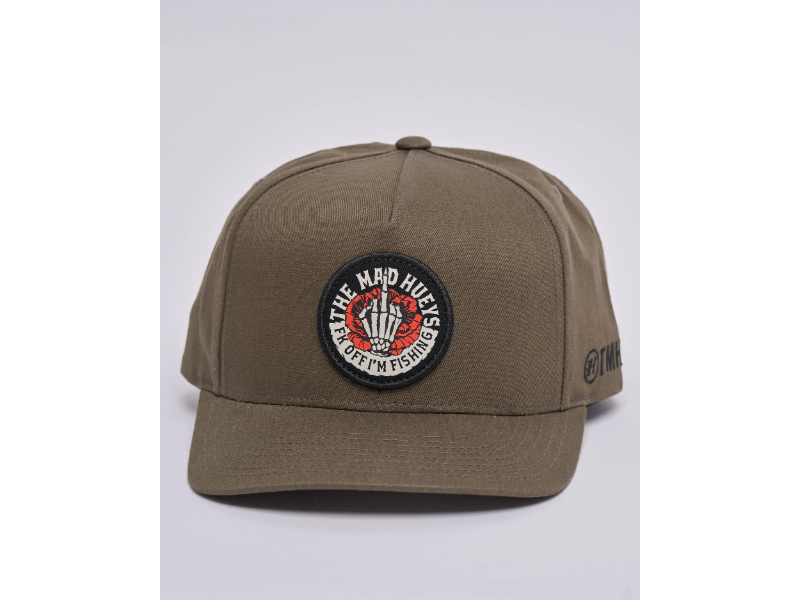 MAD HUEYS SHIELD FK OFF TWILL SNAPBACK OLIVE