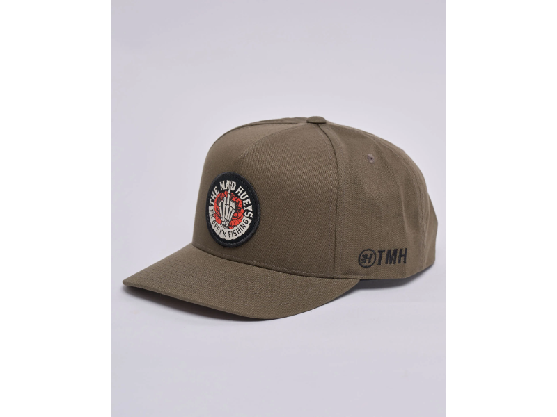 MAD HUEYS SHIELD FK OFF TWILL SNAPBACK OLIVE - Image 2