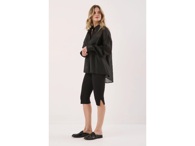 SASS VAL OVERSIZED SHIRT BLACK - Image 2