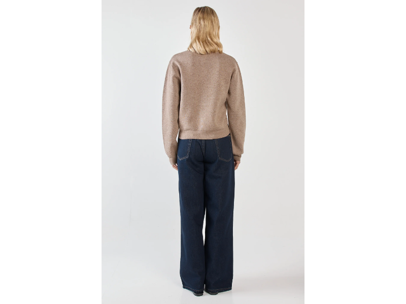 SASS HOLLIANN KNIT JACKET MUSHROOM - Image 3