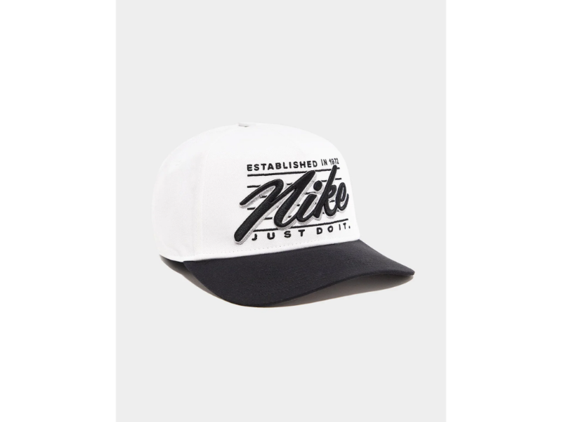 NIKE RISE A-FRAME CAP WHITE