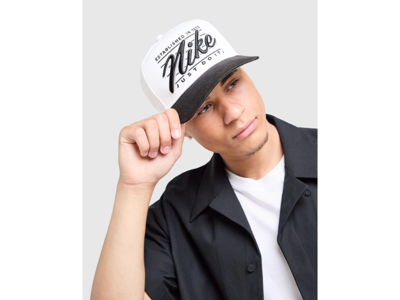 NIKE RISE A-FRAME CAP WHITE - Image 4