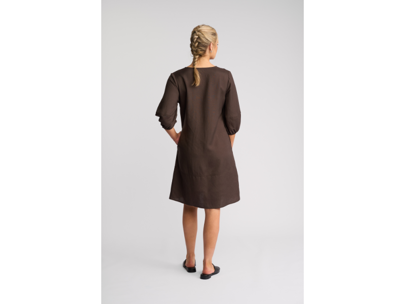 VASSALLI NEWMAN DRESS CHOCOLATE - Image 2