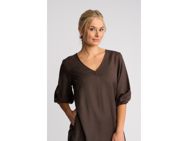 VASSALLI NEWMAN DRESS CHOCOLATE - Image 3