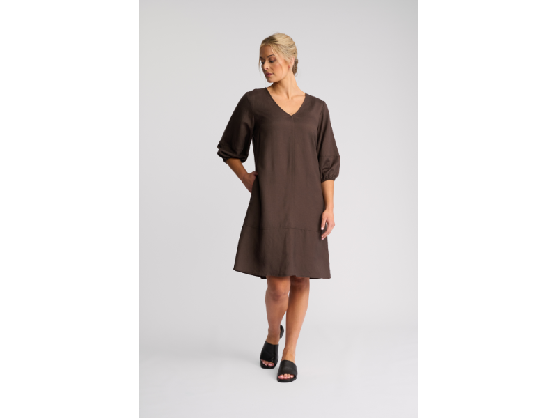 VASSALLI NEWMAN DRESS CHOCOLATE - Image 4